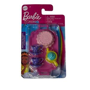 Barbie Dreamtopia Princess Tea Party Accessories Set 1 Mini Doll Playset New